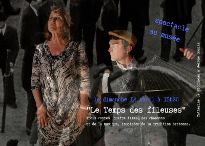 La conteuse Catherine Le Flochmoan et l’accordéoniste Jérôme Soulas vous entrainent dans un voyage musical, cinématographique et conté dans ce passé encore proche, qu’ont connu nos aînés...
Un voyage dans la Bretagne rurale des années 1930 à 1950