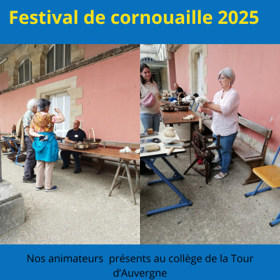 Nos animateurs ont fait des démonstrations toutes les après-midi au collège de la Tour d'Auvergne pendant le Festival de Cornouaille